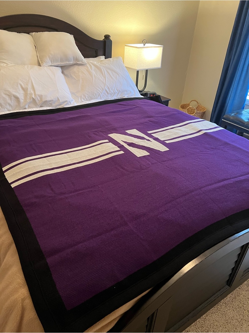 Vintage Northwestern Knit Blanket - Maverick Awards Brand
